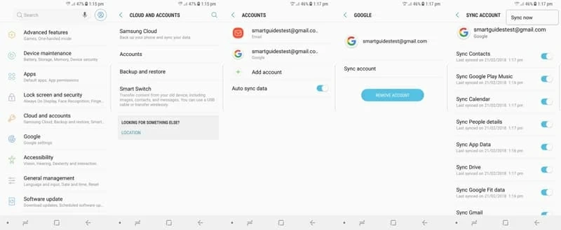 Restoring Deleted Contacts on Galaxy S9