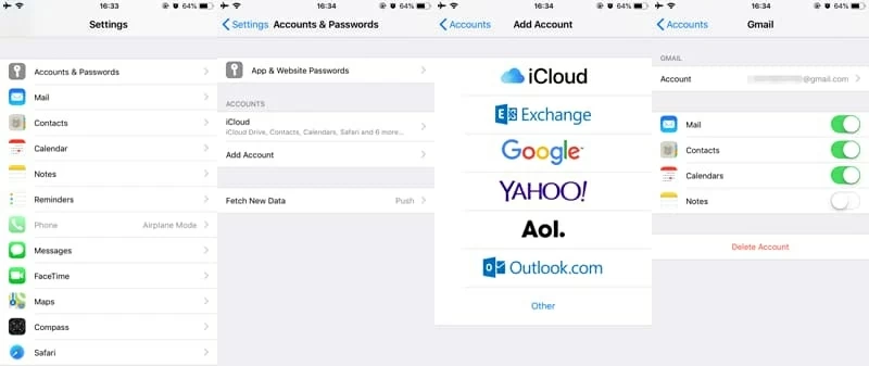 Transferring Contacts from Android to iPhone 12