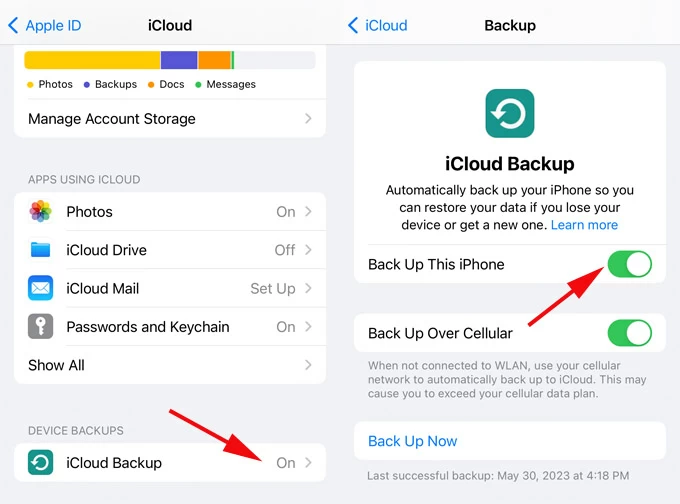 How to back up your iPhone or iPad with iCloud - Apple Support