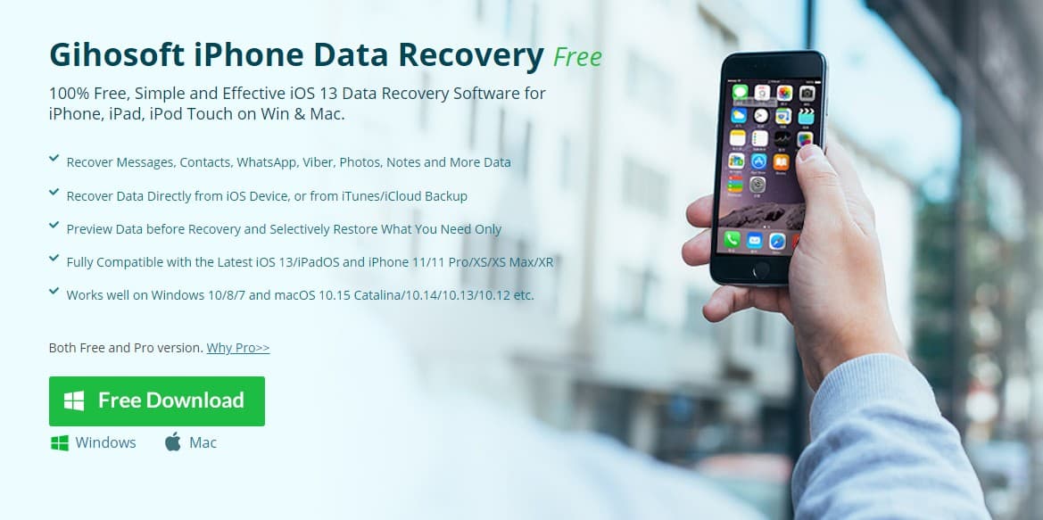gihosoft iphone data recovery for mac