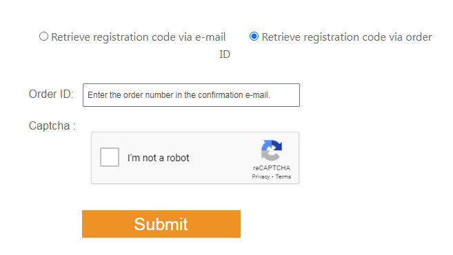 retrieve-registration-code